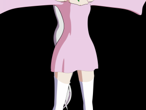Re zero emilia anime girl low-poly 3D 모델