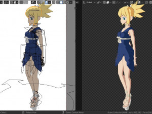 kohaku - dr stone 3D 模型