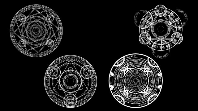 circle magic vfx anime Model 3D .c4d .max .obj .3ds .fbx .stl .blend 