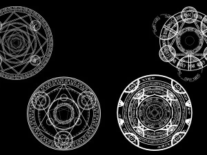 cerchio magico anime vfx Modello 3D