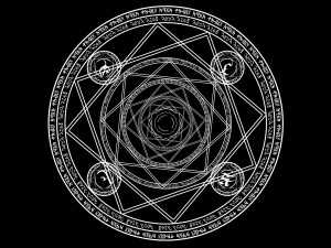 circle magic vfx anime Model 3D