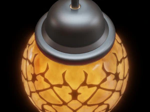 exterior lamp low-poly 3D Model