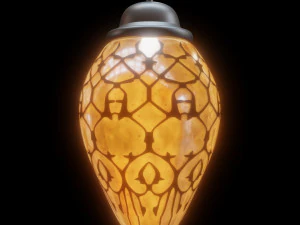exterior lamp low-poly 3D Model
