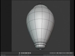 exterior lamp low-poly 3D Model
