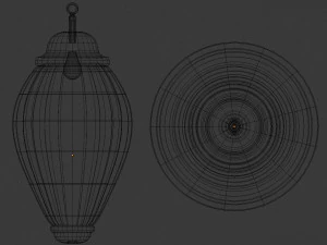 exterior lamp low-poly 3D Model