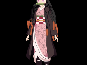 nezuko-kimetsu no yaiba -demon slayer low-poly 3D Model