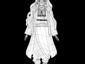 nezuko-kimetsu no yaiba -demon slayer low-poly 3D Model