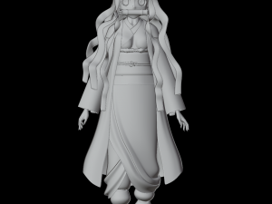 nezuko-kimetsu no yaiba -demon slayer low-poly 3D Model