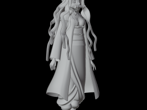 nezuko-kimetsu no yaiba -demon slayer low-poly 3D Model