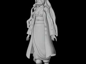 nezuko-kimetsu no yaiba -demon slayer low-poly 3D Model