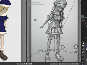 kohaku-anime-christmas 3D Model