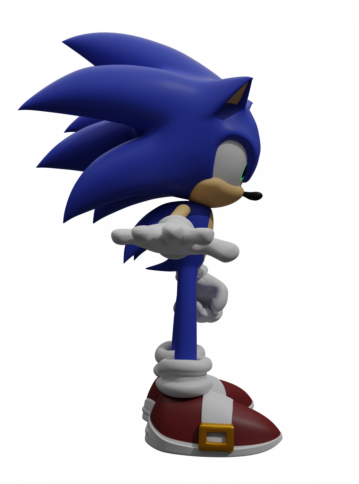 Sonic Generations Rigged Model With Animations Bxeultimate