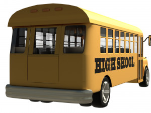 school bus Model 3D