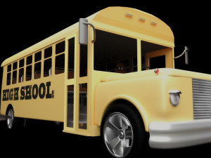 school bus Model 3D