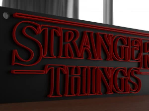 stranger things 3D Print Model