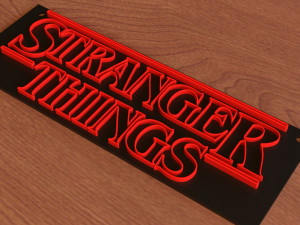 stranger things Modelo de impresión 3D