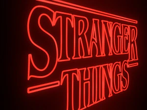 logo stranger things 3D Model