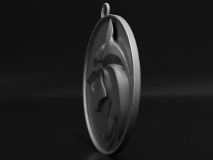 the witcher medallion 3D Print Model