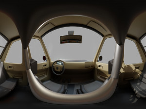 cartoon police car 3D Model