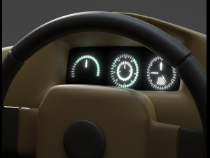 cartoon police car 3D Model
