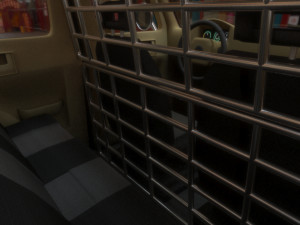 cartoon police car 3D Model