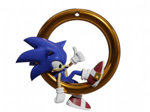 sonic 3d print model 3D-printmodel