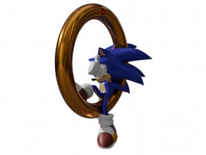 sonic 3d print model 3D-printmodel