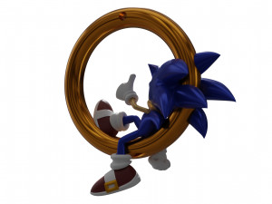 sonic 3d print model 3D-printmodel