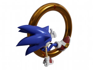 sonic 3d print model 3D-printmodel