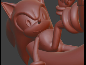 sonic 3d print model 3D-printmodel