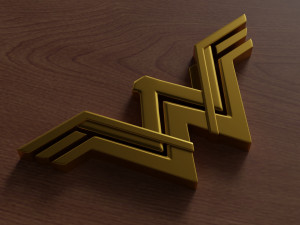 wonder woman logo Modelo de Impressão 3D
