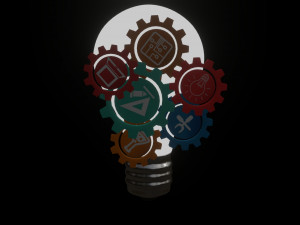 light bulb- idea-intro Modèle 3D