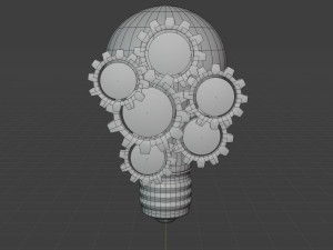 light bulb- idea-intro Modèle 3D