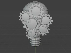 light bulb- idea-intro 3D Model