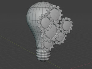 light bulb- idea-intro Modèle 3D