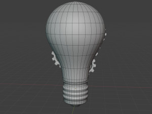 light bulb- idea-intro Modèle 3D