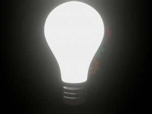 light bulb- idea-intro Modèle 3D