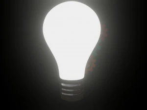 light bulb- idea-intro 3D Model