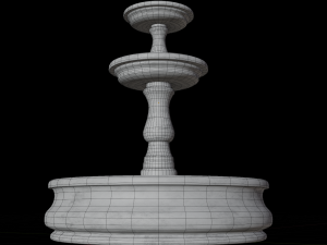 fountain 3D मॉडल