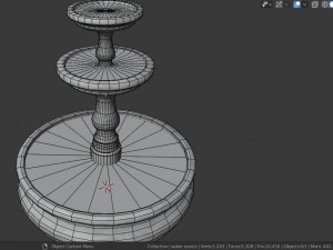 fountain 3D मॉडल