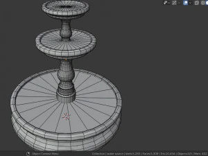 фонтан 3D Модель