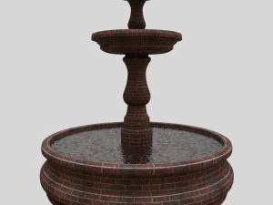 фонтан 3D Модель