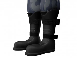 cartoon police riot officer 3D Model
