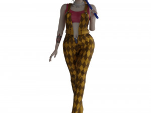 Harley quinn - bird of prey 3D Model