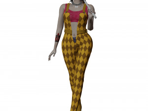 Harley quinn - bird of prey Modelo 3D