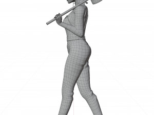 Harley quinn - bird of prey Modelo 3D