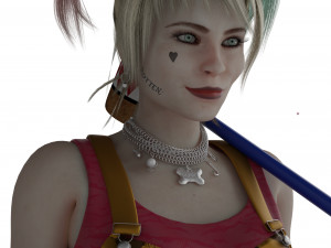 Harley quinn - bird of prey Modelo 3D