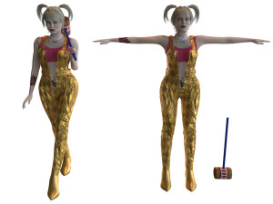 Harley quinn - bird of prey Modelo 3D