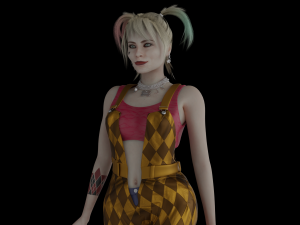 Harley quinn - bird of prey Modelo 3D
