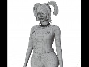 Harley quinn - bird of prey Modelo 3D